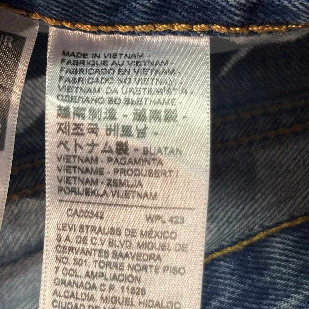 Levi's 501 Jeans Men's 34x29 Blue‎ Denim Straight Leg Button Fly EUC
